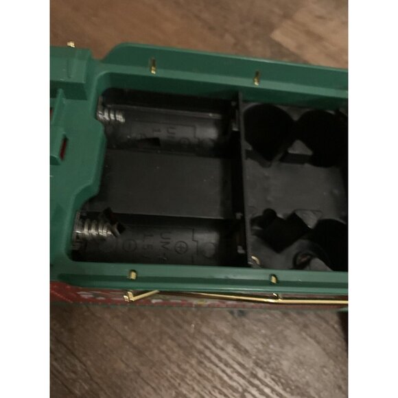 Vintage Christmas Train Set Red & Green Holiday Décor With Lights & Sounds Caboo - Picture 8 of 16